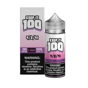 4/2/91 (Shake) by Keep It 100 TFN Series 100mL with Packaging