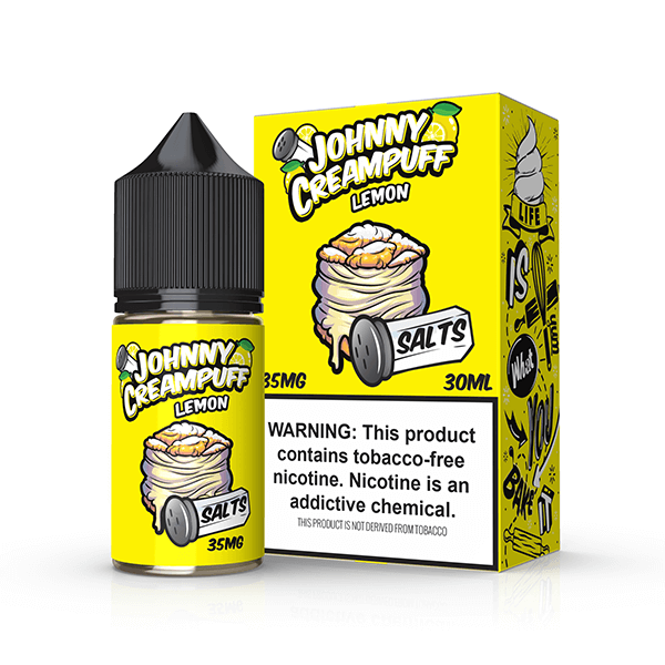 Lemon by Tinted Brew – Johnny Creampuff TFN Salts Series 30mL with Packaging