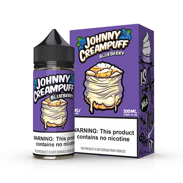 Blueberry by Tinted Brew – Johnny Creampuff TFN Series 100mL with Packaging