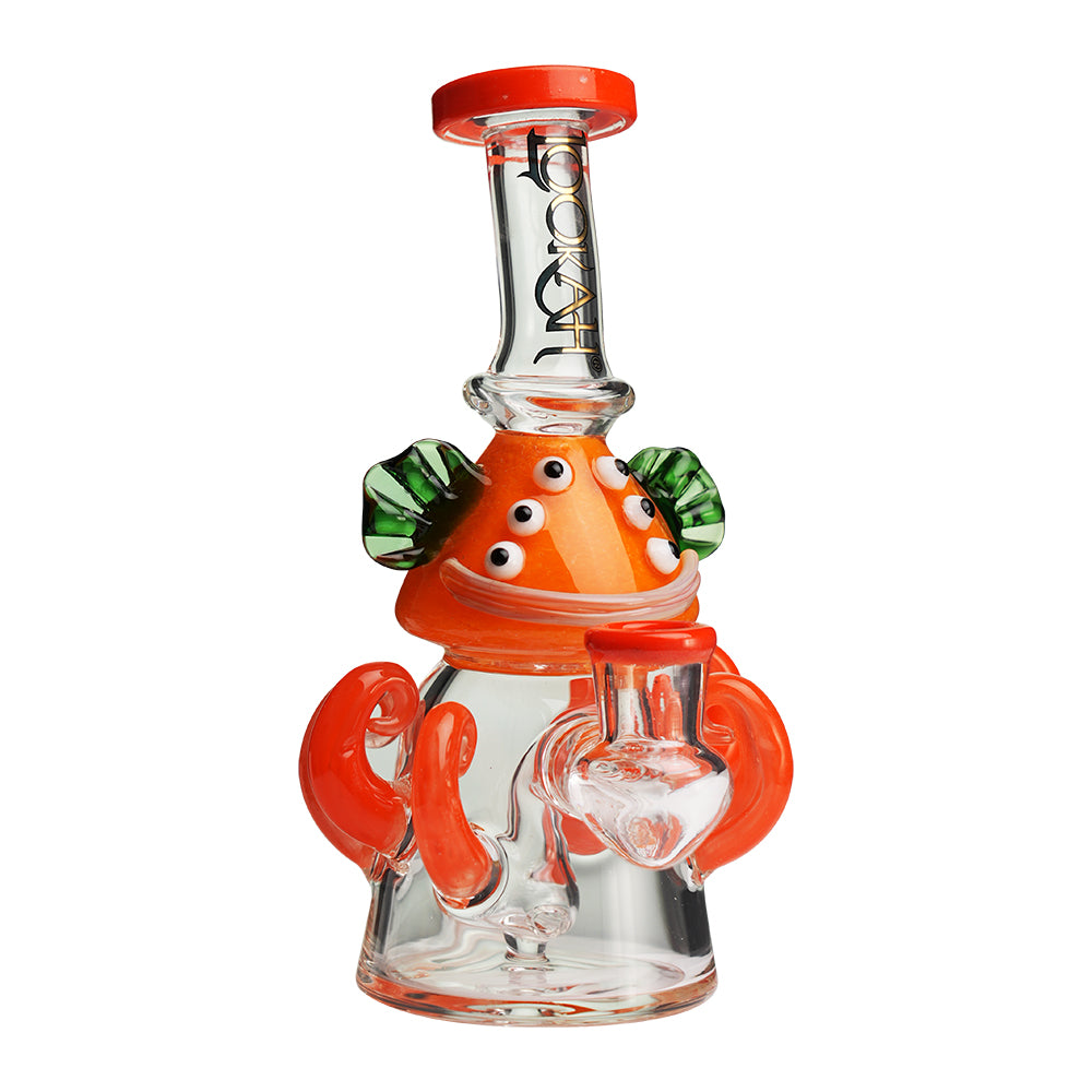 Lookah 10” Mini Cute Six Eyes Clown Octopus Dab Rig (WPC1213) Orange