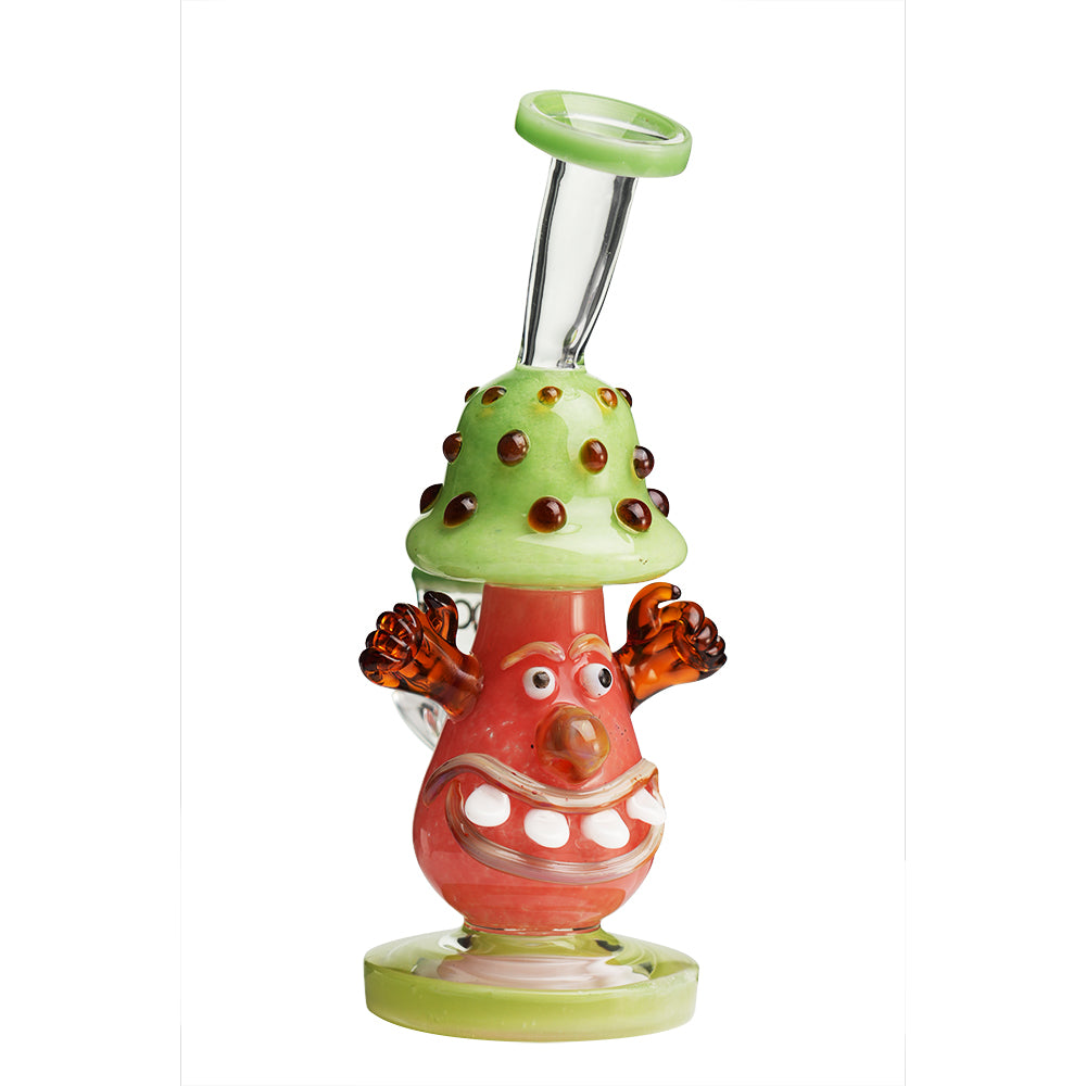 Lookah – 11” Cute Clown Mushroom Dab Rig (WPC1218) Green