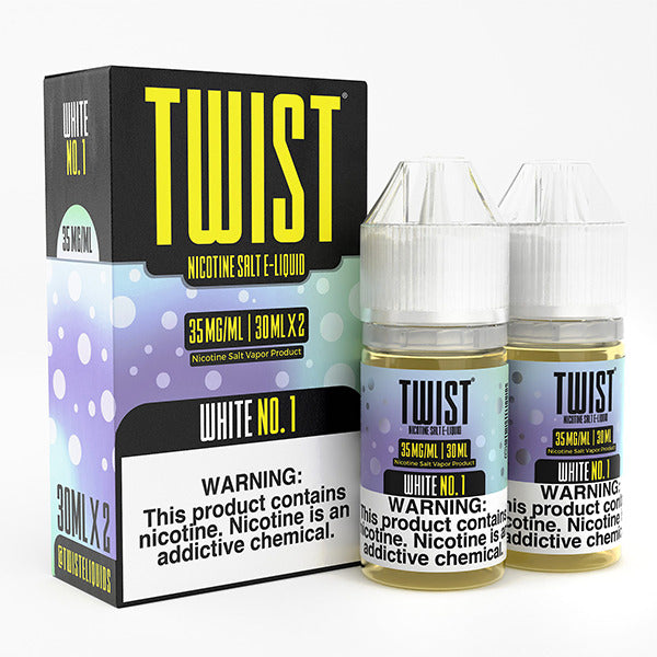 White No.1 by Twist Salts Series 60mL With Packaging