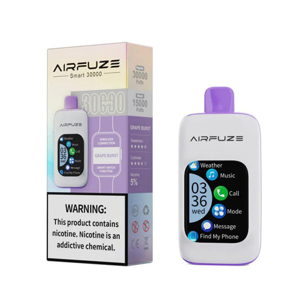 AIRFUZE Smart-Phone Disposable grape burst with packaging