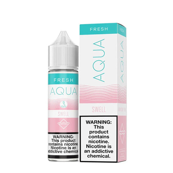 Aqua Swell 100mL Freebase Vape Juice with packaging