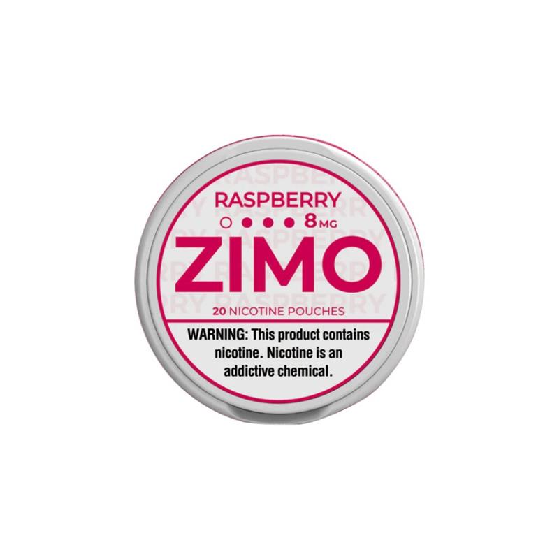 Zimo Nicotine Pouches (20ct Can)(5-Can Pack) Raspberry 8mg