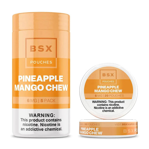 Basix Nicotine Pouches (20ct Can)(5-Can Pack) pineapple mango chew