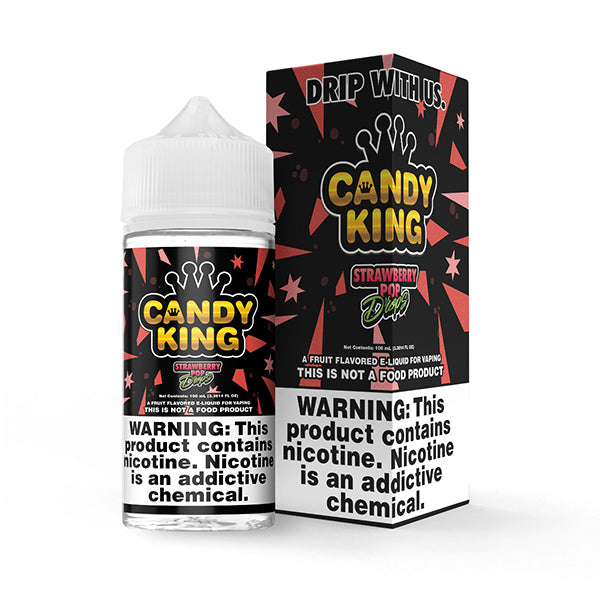 Strawberry Pop Drops | Candy King | 100ML with packaging