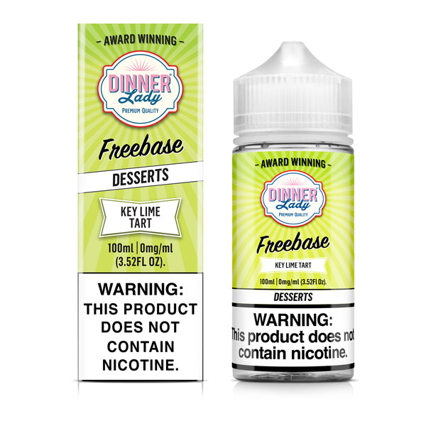 Dinner Lady Key Lime Tart TFN 100mL Freebase Vape Juice with packaging