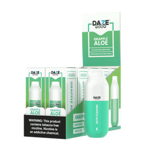 Daze Egge Disposable | 3000 Puffs | 7mL Grapple Aloe with Packaging