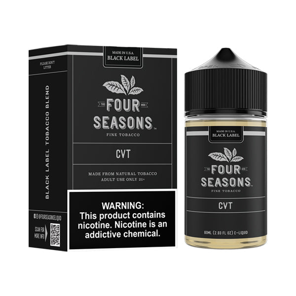 CVT Four Seasons Black Label 60mL with packaging