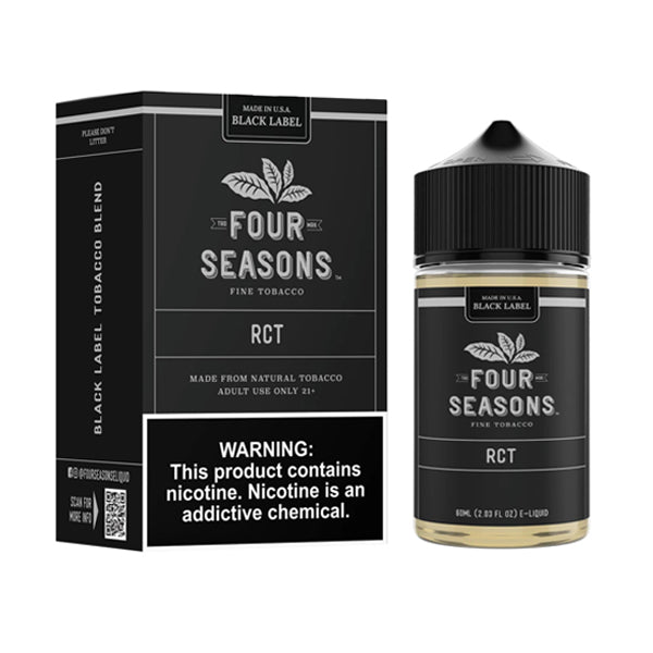 RCT Four Seasons Black Label 60mL with packaging