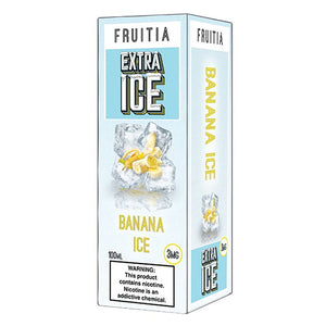 Banana Ice by Fruitia Extra Ice 100mL Packaging