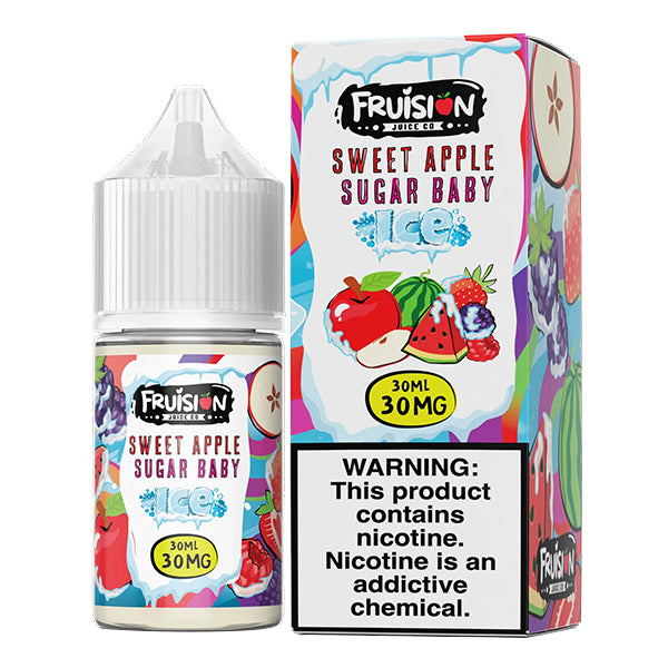 Sweet Apple Sugar Baby Ice by Frusion E-Juice (30mL)(Salts) with Packaging