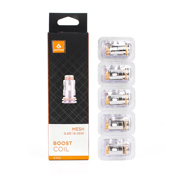 GeekVape B Replacement Coils (5-Pack) boost 0.6ohm with packaging