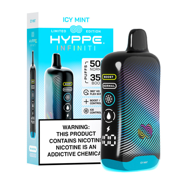Hyppe Infiniti Disposable icy mint with packaging