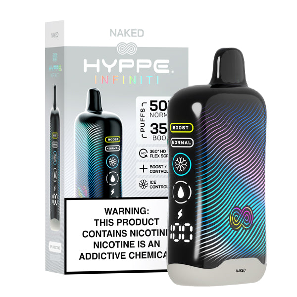 Hyppe Infiniti Disposable naked with packaging