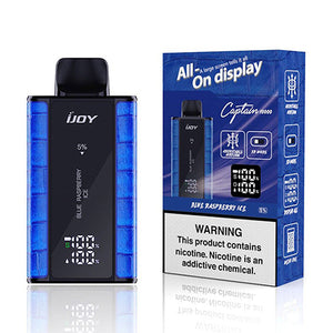 IJoy Bar Captain Disposable blue raspberry ice with packaging