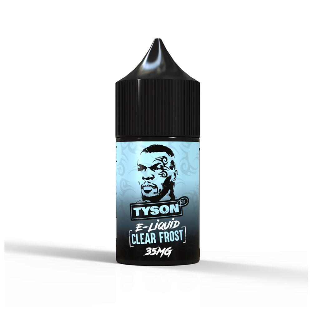 Clear Frost Tyson Salts 30mL 
35mg bottle