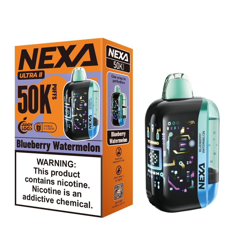 NEXA Ultra 2 Disposable Blueberry Watermelon with packaging