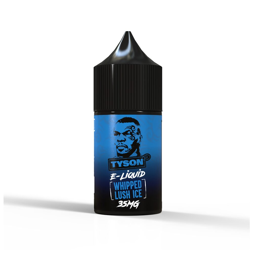 Whipped Lush Ice Tyson Salts 30mL 35mg bottle