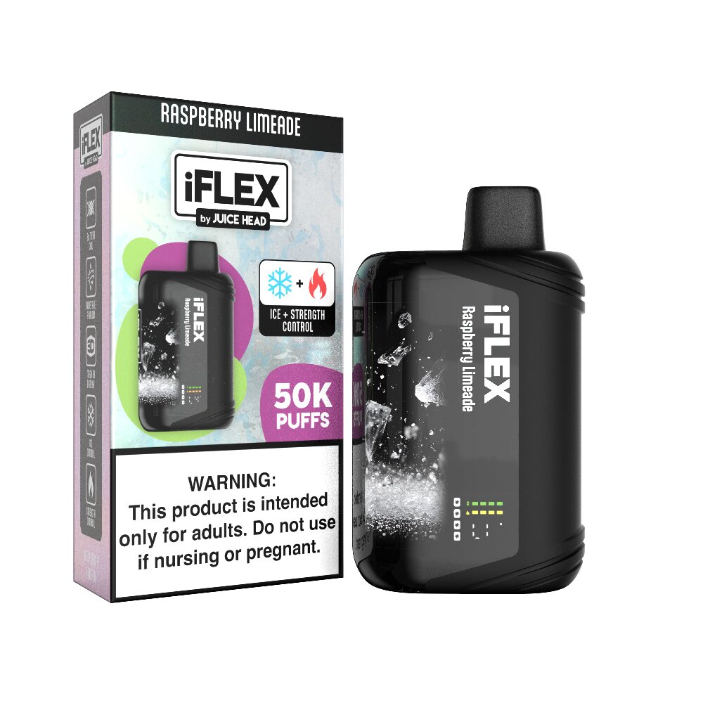 Juice Head iFlex Melatonin Disposable Raspberry Limeade with packaging