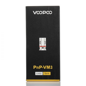 VooPoo PnP Replacement Coils (Pack of 5) PnP VM3 0.45ohm Packaging