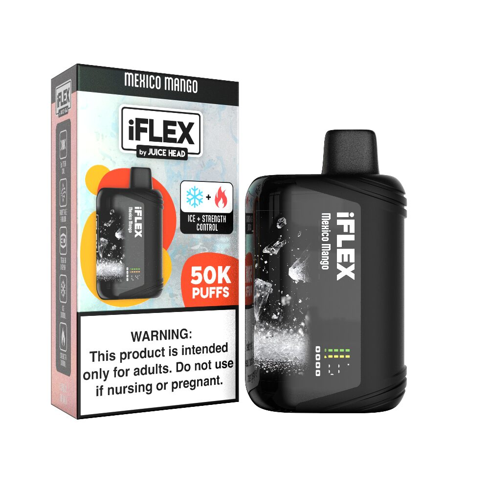 Juice Head iFlex Melatonin Disposable Mexico Mango with packaging