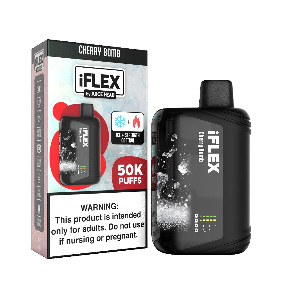 Juice Head iFlex Melatonin Disposable Cherry Bomb with packaging