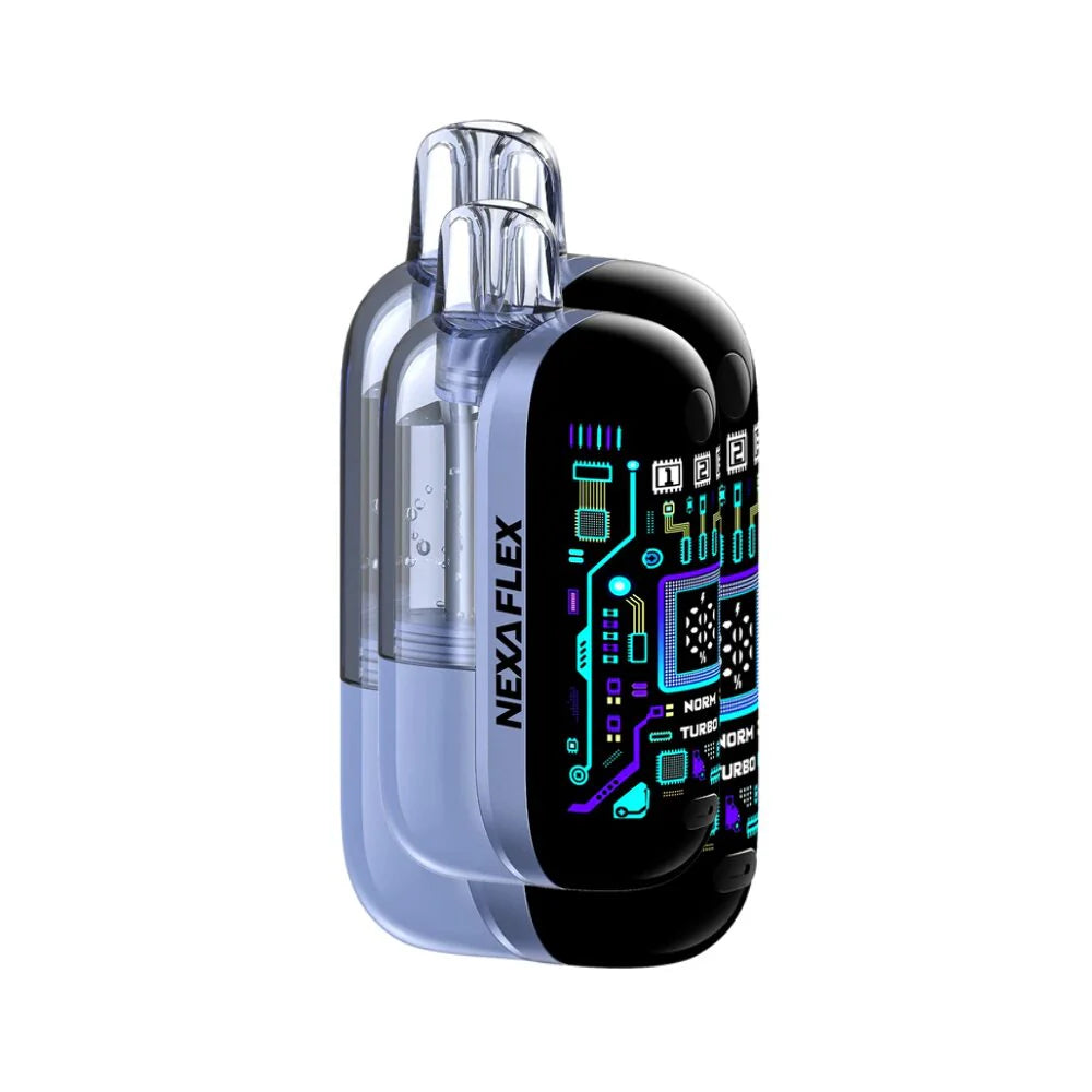 NEXA Flex 40K Disposable Visible Dispo + Power Dock Blue Razz Ice