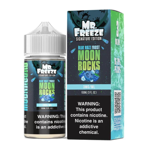 Blue Razz Frost MoonRocks by Mr. Freeze Tobacco-Free Nicotine Series | 100mL Bottle