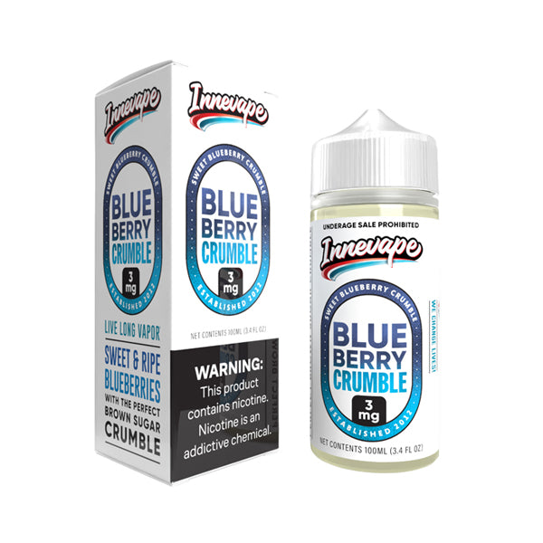 Blueberry Crumble Innevape 100mL with packaging