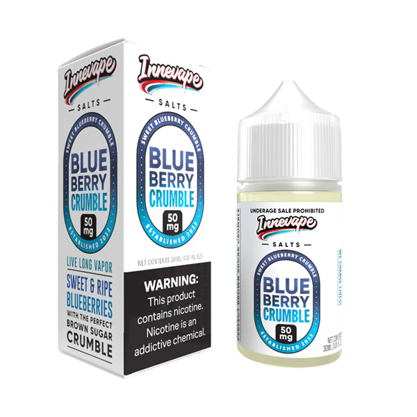 Blueberry Crumble Innevape Salts 30mL with packaging