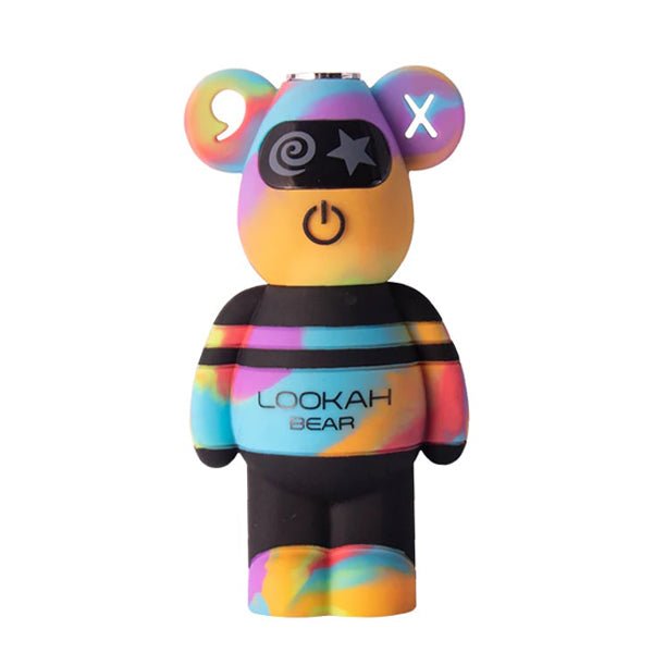 Lookah Bear 510 Battery Mod (500mAh) yellow tie dye