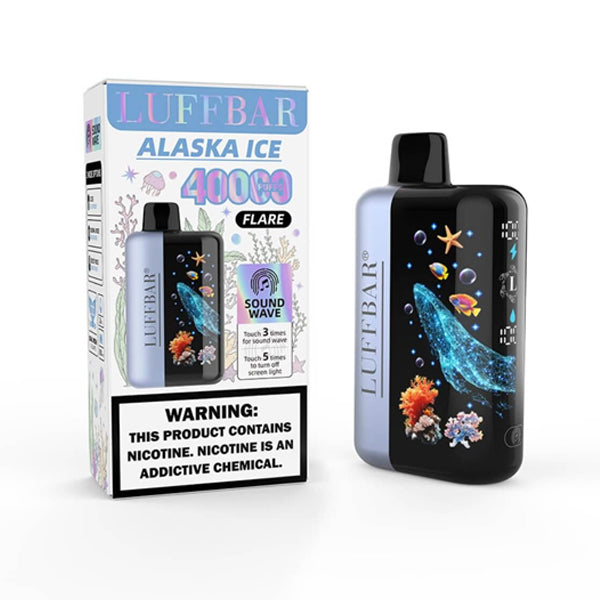 Luffbar Disposable alaska ice with packaging