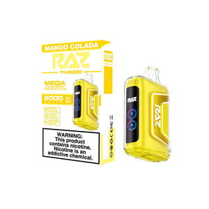 RAZ TN9000 Disposable mango colada with packaging