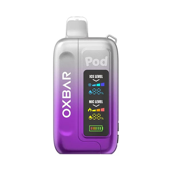 Oxbar Ice-Nic Control Pod Juice Edition E-Cig Disposable 35000 Puffs 14mL 50mg Clear Prism