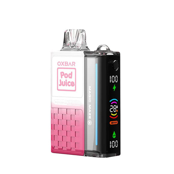 Oxbar Magic Maze 2.0 Pod Juice E-Cig Disposable 30000 Puffs 13mL 50mg Pink Berries