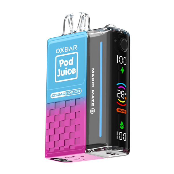 Oxbar Magic Maze 2.0 Pod Juice E-Cig Disposable 30000 Puffs 13mL 50mg Blue Razz Cotton Clouds