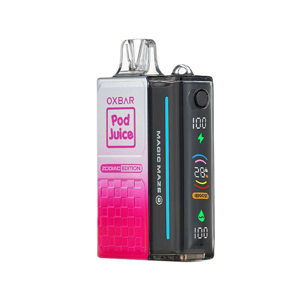 Oxbar Magic Maze 2.0 ZERO Nicotine Pod Juice Disposable strawberry lolly