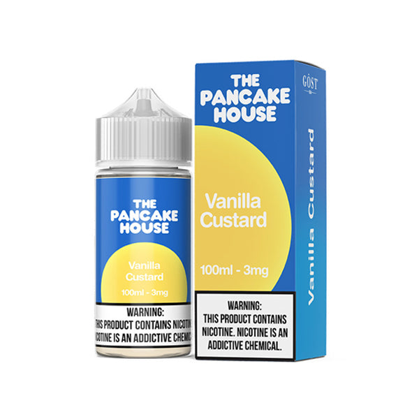 Vanilla Custard GOST Pancake House Series 100mL with packaging