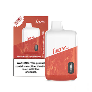 IJoy Bar IC8000 Disposable peach mango watermelon with packaging