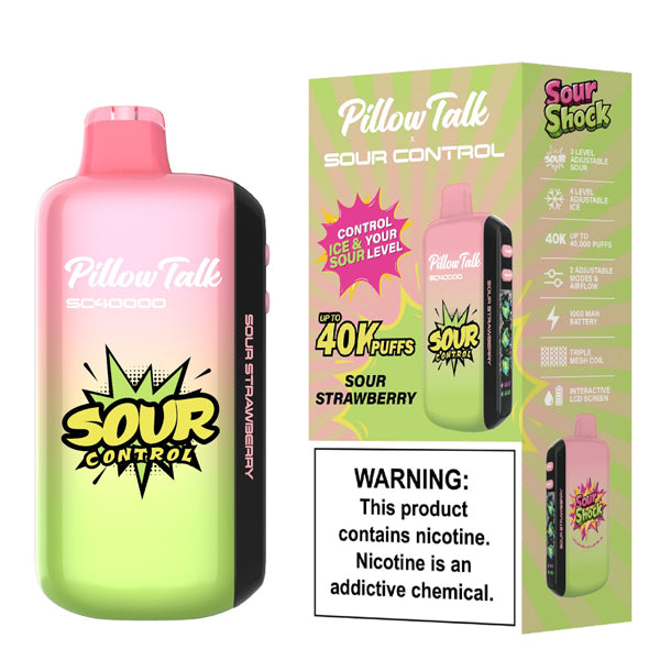 Pillow Talk SC40000 Disposable sour strawberry with packaging