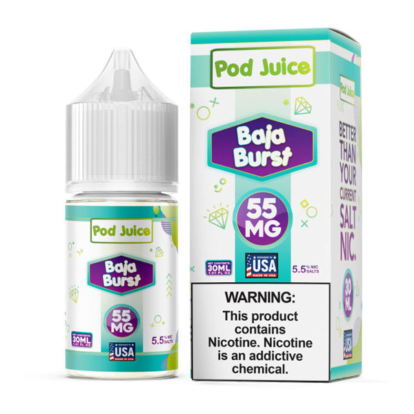 Baja Burst Pod Juice Salts 30mL with packaging