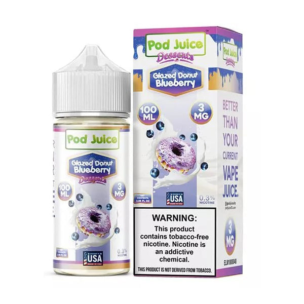 Glazed Donut Blueberry Pod Juice 100mL