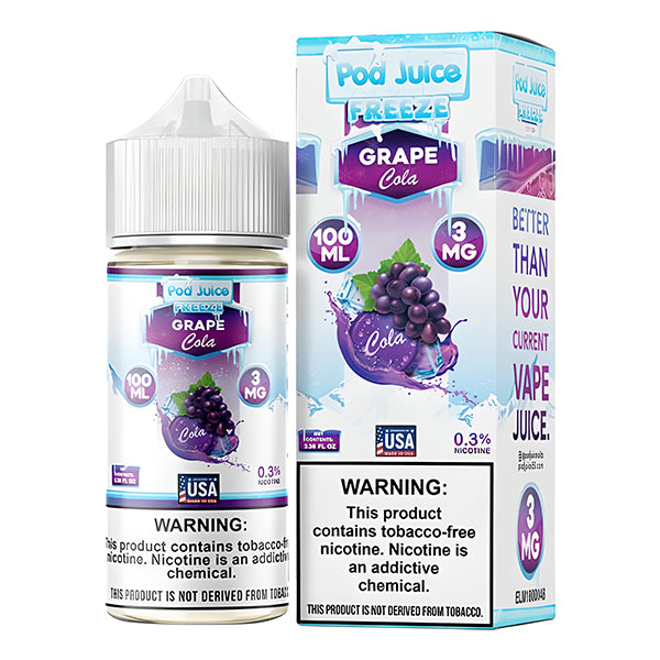 Grape Cola Freeze by Pod Juice TFN Series 100mL with Packaging