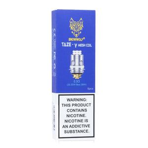 SnowWolf Taze Coils (5-Pack) 0.3 ohm packaging only