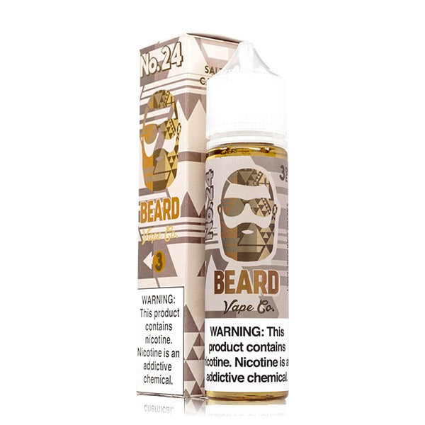 No. 24 Salted Caramel Malt by Beard Vape Co 60ml with Packaging