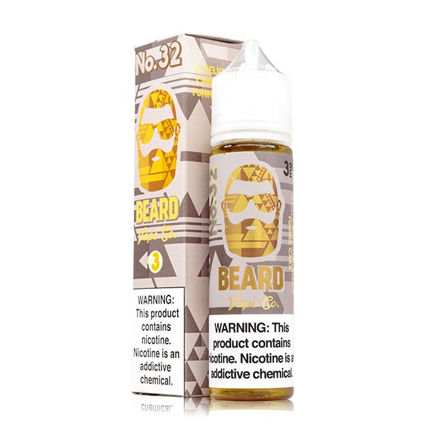 No. 32 Cinnamon Funnel Cake by Beard Vape Co 60mL with Packaging