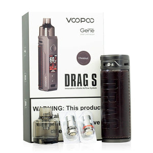 VooPoo Drag S Pod Mod Kit 60w Chestnut with Packaging