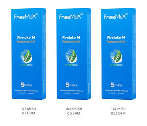 FreeMax Fireluke Mesh Replacement Coils (Pack of 5) Group Photo
